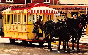 Old Street Car in Old Town Albuquerque, New Mexico NM