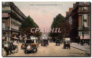 Paris Old Postcard The Boulevard des Capucines