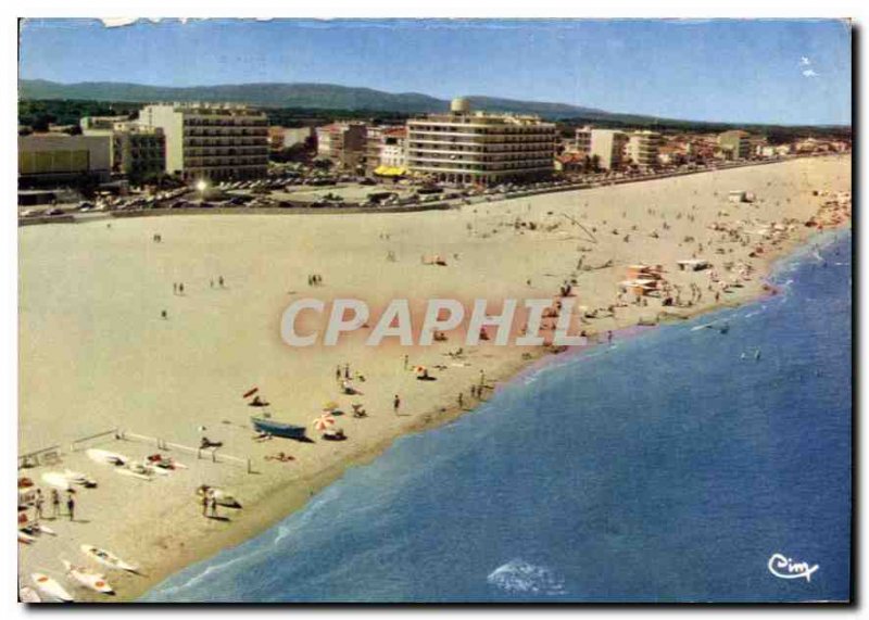 Modern Postcard Canet Plage Pyr Gold Beach