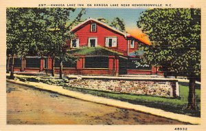 Kanuga Lake Inn Hendersonville, North Carolina NC Postcard