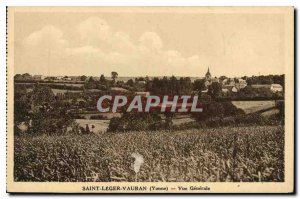 Postcard Old Saint Leger Vauban (Yonne) General view