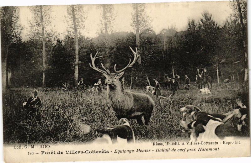 CPA Foret de VILLERS-COTTERETS Equipage menier (159047)