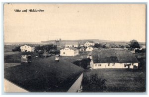 c1940's View of Buildings in Vitte Hiddensee Germany Vintage Postcard