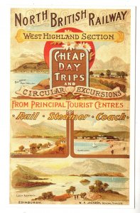 North British Railway, Cheap Day Trips, Excursions, West Highland, Scotland