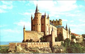 Alcazar Castle Segovia Spain Postcard