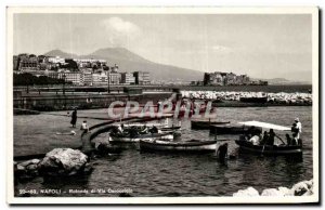 Postcard Old Rotonda di Via Napoli Carocciolo Charter