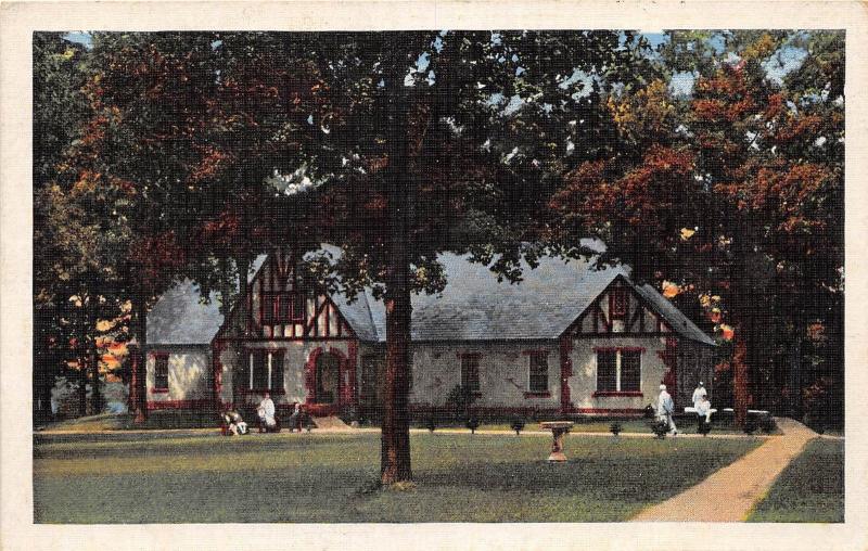 B99/ Worthington Columbus Ohio Postcard c1940s Harding Sanitarium Cottage 8