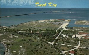 Duck Key Monroe County Florida Old Postcard