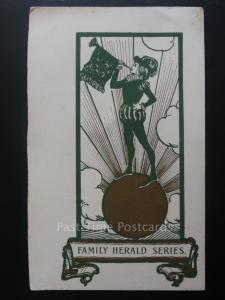 The Family Herald Series, Promoting the FAMILY HERALD Magazine etc Old Postcard