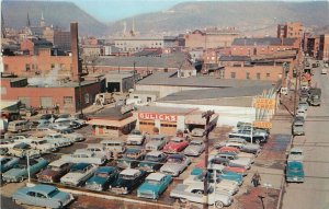 Postcard 1950s Maryland Cumberland Gulick's used auto advertising 23-13558