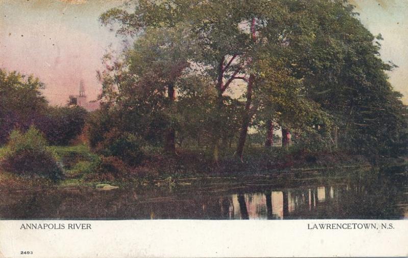 Annapolis River at Lawrencetown NS, Nova Scotia, Canada - pm 1907