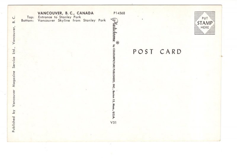 Greetings from Vancouver, British Columbia