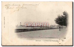 Royan - La Jetee and the Promenade - Old Postcard