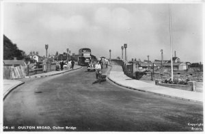 Lot311 oulton broad oulton bridge doubke decker bus real photo uk 