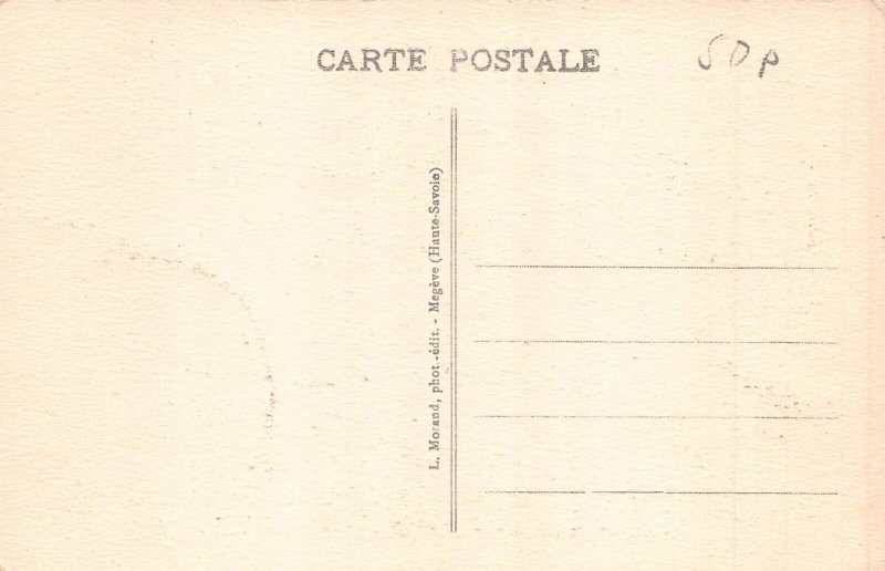 France Route du Col des Aravis Tunnel Mont-Blanc Mountain vintage postcard