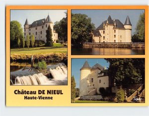 Postcard Château de Nieuil Haute-Vienne France