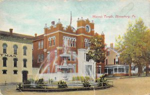 Masonic Temple Bloomsburg, Pennsylvania USA 1910 