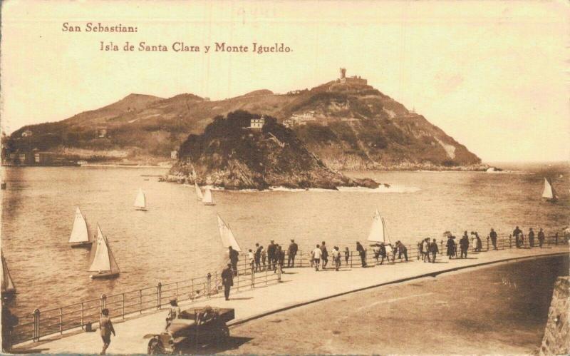 Spain San Sebastian Isla de Santa Clara y Monte Igueldo 02.14