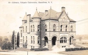 Hamilton New York Street Scene Real Photo Vintage Postcard AA67008