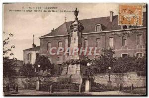 Old Postcard Issoire War Memorial of the Great War Militaria