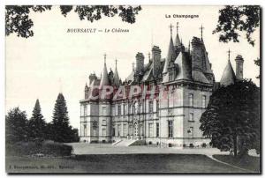 Postcard Old Chateau Boursault Champagne