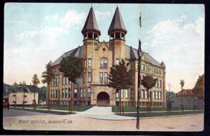 Pennsylvania WARREN High School pm1907 Pub. Rotograph Co. Divided Back