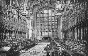 BR58831 choir east st george chapel   windsor  postcard   uk