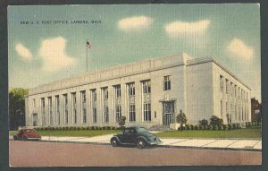 1950 PPC P O Bldg Lansing Mi W/Xmas Seal #WX150 Type Tied