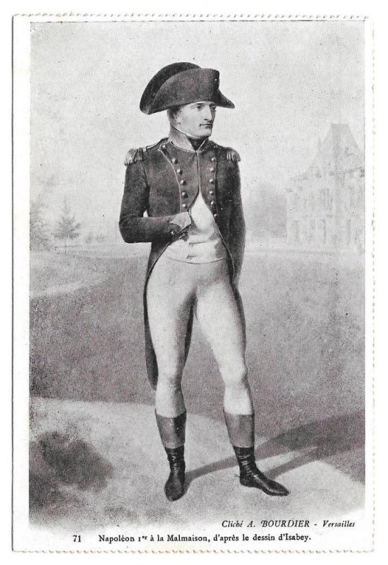 France Versailles Napoleon Portrait Vtg Bourdier Postcard