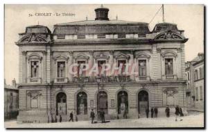 Old Postcard Cholet Theater