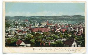 Panorama Chattanooga & Mission Ridge Tennessee 1906 postcard