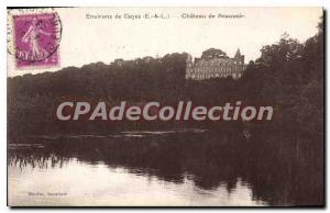 Postcard Old Cloyes Chateau De Beauvoir