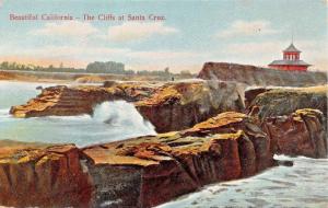 SANTA CRUZ CALIFORNIA~THE CLIFFS POSTCARD 1910s