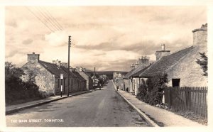 Tomintoul Scotland Main Street Real Photo Vintage Postcard AA66269