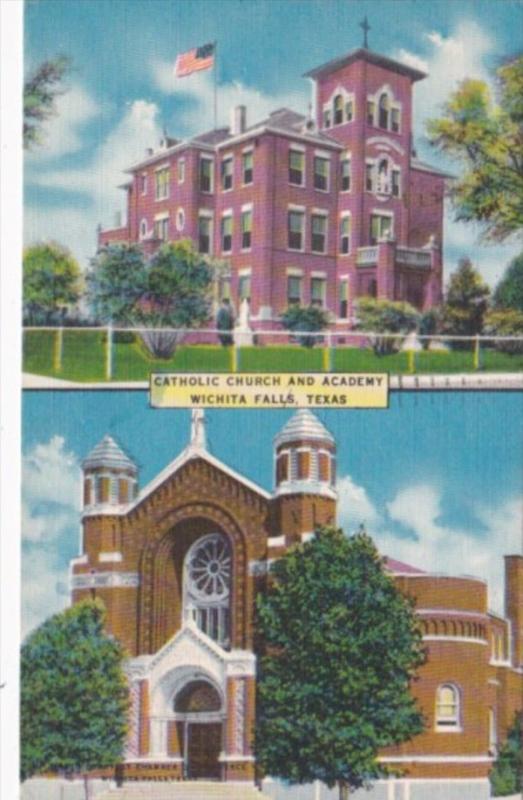 Church Catholic Church and Academy Wichita Falls Texas 1957