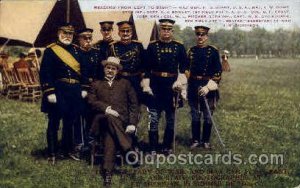 Secretary of War and Maj. Gen F.D. Grant at Ft. Sheridan, Summer of 1909, Mil...