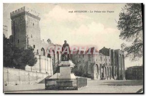 Old Postcard Avignon Popes' Palace