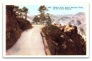 Wildcat Point Denver Mountain Parks On The Victory Highway Colorado Postcard