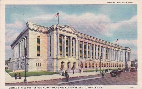 United States Post Office Court House And Custom Houswe Louisville Kentucky