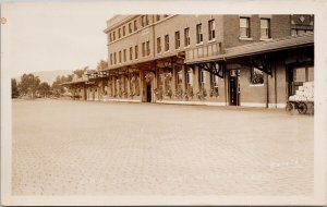 Fort William Ontario CPR Station Railway Depot Harolds Real Photo Postcard H25