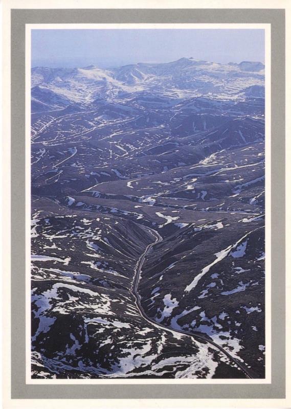 Dempster Highway NWT Northwest Territories Aerial View Oversized Postcard D10b 