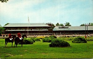 New York Saratoga Race Track View From The Infield