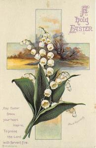 Ellen H Clapsaddle, Easter Greetings Holiday Writing on back 