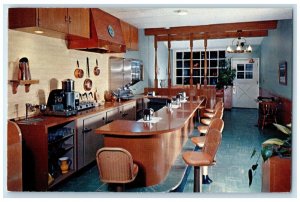 c1950's Swedish Kitchen Restaurant Jackson Hotel Sioux City Iowa IA Postcard