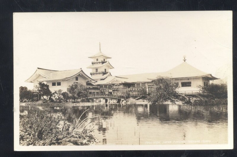 RPPC GOLDEN GATE INTERNATIONAL EXPOSITION TREASURE ISLAND PHOTO POSTCARD