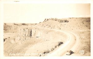 Eastern Washington 1940s RPPC Real Photo Postcard Vantage Quincy Highway