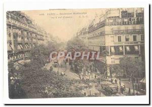 Paris (9th) Old Postcard Boulevard Montmartre has seen voil d & # 39oiseau