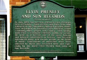 Tennessee Memphis Sun Studio Sign Elvis Presley and Sun Records