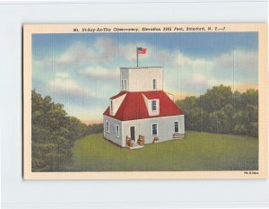 Postcard Mt. Ut-Say-An-Tha Observatory, Stamford, New York