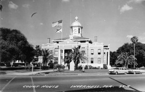 Inverness Florida Court House Real Photo Vintage Postcard JH230780